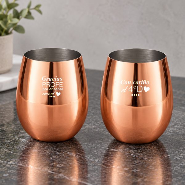 set de vasos profesor